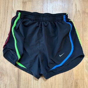 Nike Women’s Dri-Fit Shorts with Colorful Neon Size S
